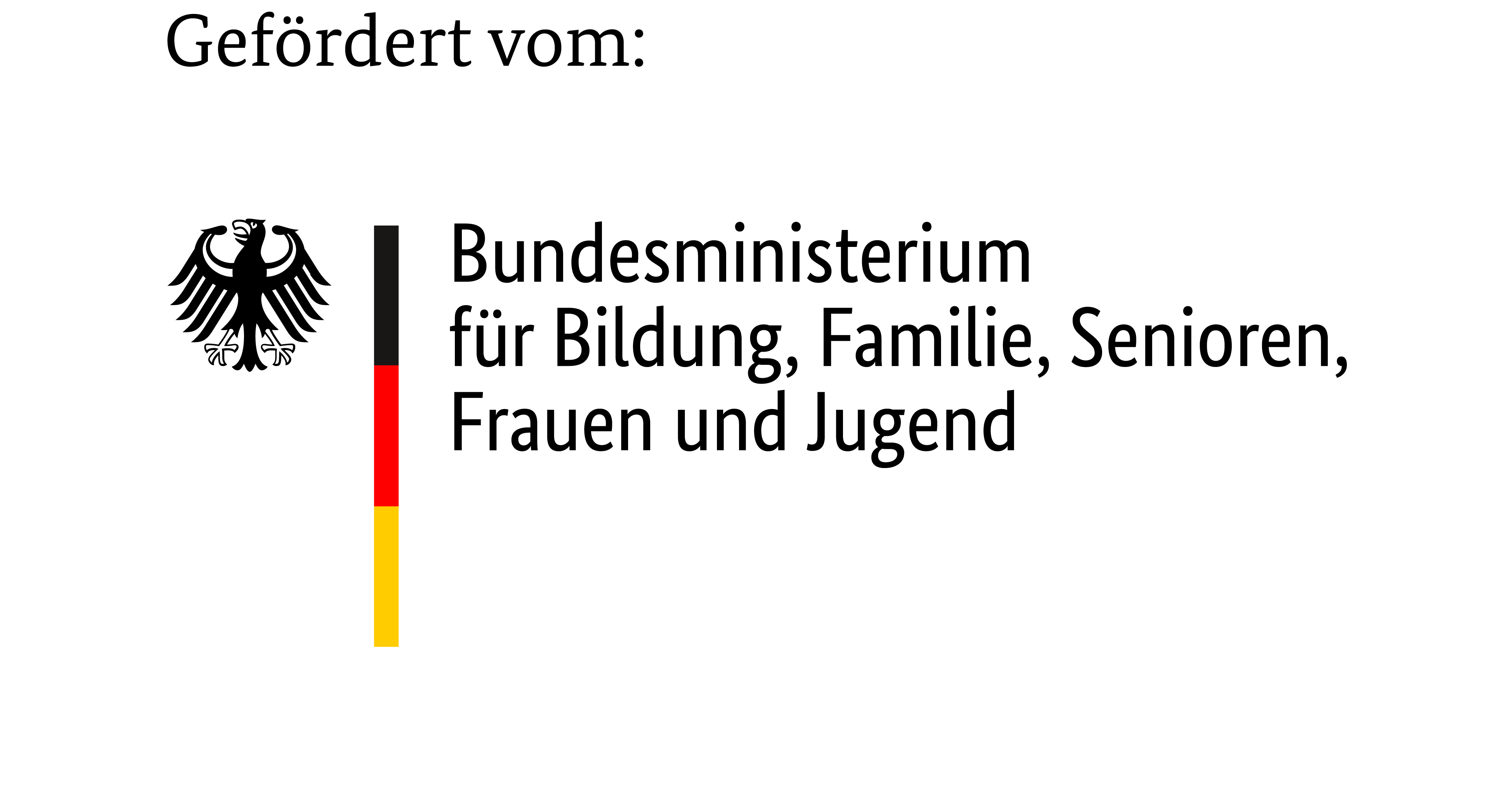 Logo des Bundesministeriums f&uuml;r Bildung, Familie, Senioren, Frauen und Jugend 